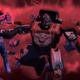 Optimus Primal, Cheetor, and Tigatron attack in Netflix's Transformers: War for Cybertron—Kingdom.
